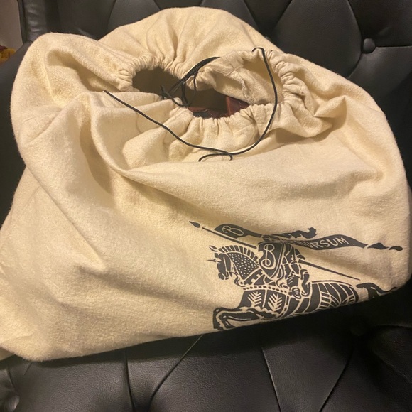 Burberry Beige Brown Megacheck Lowry Tote